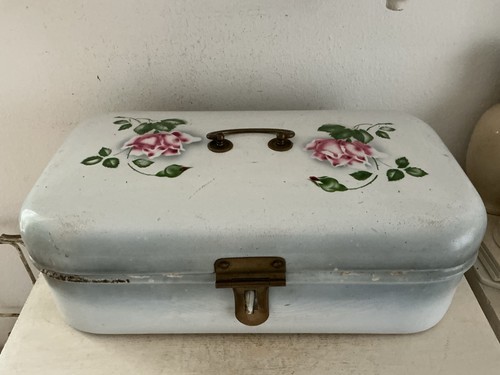 Alter emaille brotkasten - alter,