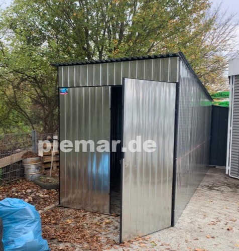 Blechgarage 2x6m schuppe - blechgarage,