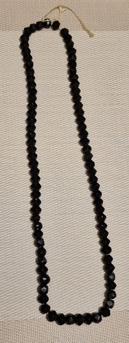 Edelsteinkette spinell schwarz - edelsteinkette,