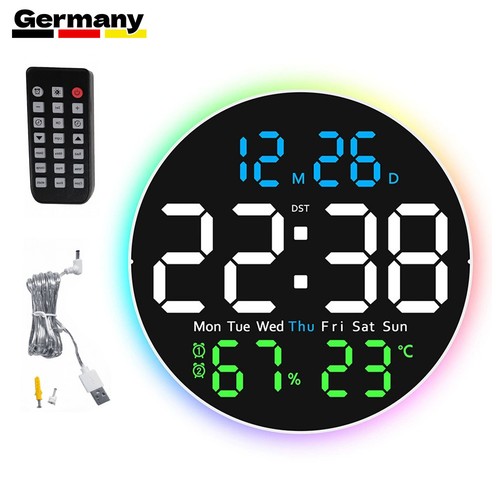 Große digitaluhr wanduhr mit - große,