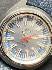 Zentra Savoy Electronic NOS Elektromechanische Uhr mit ESA 9200