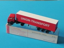 Wiking 1/87  MB 1626 KSZ Union Transport seltener Druck aus 1979 mit OVP