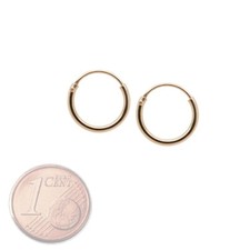 Creolen 18 Karat Rose