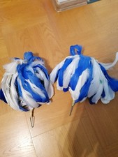 Federbusch blau-weiß Bayern