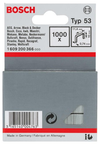 Bosch tackerklammern typ - tackerklammern,