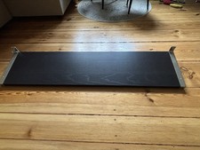 2x Ikea Wand Regal Schwarz Silber Ekby