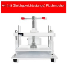 A4 Finanzbuchpresse Manuelle Buch- und Papierpresse Flachbett-Buchpresse
