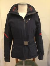 PEAK PERFORMANCE Skijacke Winterjacke Jacke blau rot Gr. 36 Gürtel