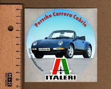 Alter Aufkleber ITALERI Porsche Carrera Cabrio