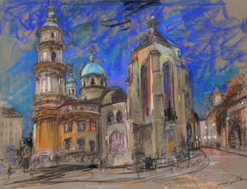Kamil kubik kirche prag - kubik,,
