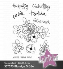 Kulricke stempel blumige - kulricke, "blumige