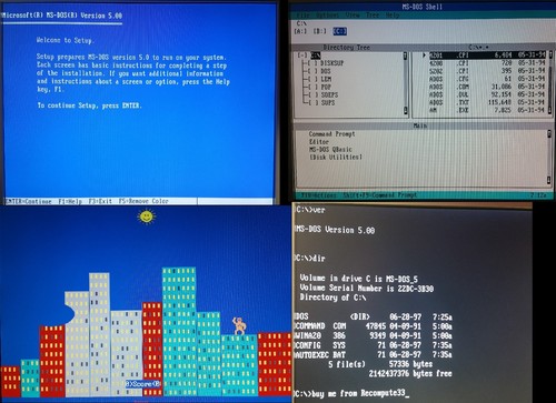 Dos install disks - disks, on