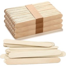 Holzstäbchen, Holzspatel, Bastelbedarf, 150 Stück, Holz-Kosmetikspatel