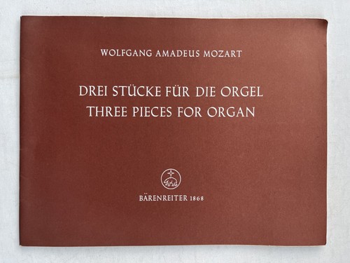 Noten mozart 3 stücke - ,