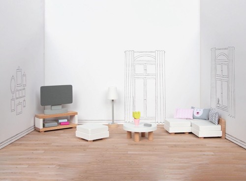 Puppenmöbel style wohnzimmer - puppenmöbel,