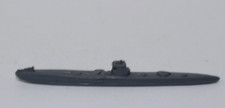 zx3555, Altes Wiking modell U-Boot Kunststoff 1:1250 siehe Fotos!