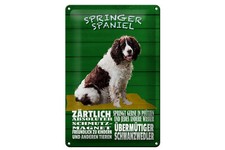 Blechschild Spruch 20x30 cm