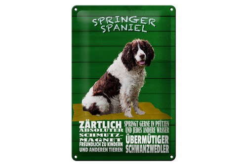 Blechschild spruch 20x30 - 20x30, cm