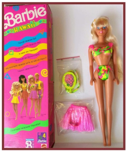 Barbie hawaii 1990 - 1990, mattel