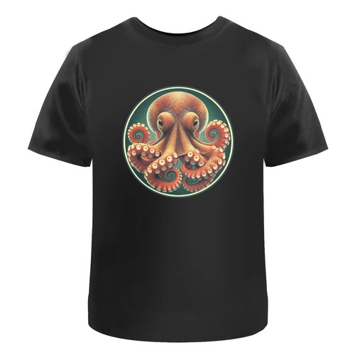Unisex shirt angry - "angry, octopus"