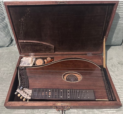 Antike zither meinel - zither, meinel&herold