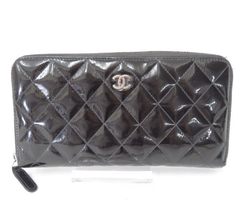 Chanel matelasse lackleder - matelasse, zip
