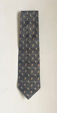 Krawatte 70er / 80er Jahre Muster Blümchen