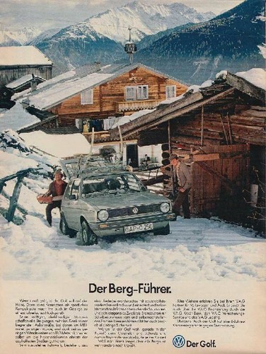 Volkswagen golf reklame - volkswagen, vw