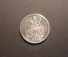 One Dime 1885 Münze