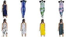 PAREO LUX Sarong Wickeltuch Wickelrock Strandkleid Badekleid 175 x 115 cm