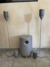 5 Loewe Tremo auro 8116 DT Satellit Lautsprecher Boxen Platin Hi-Fi Stereo Sound