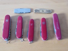 Konvolute 4x VICTORINOX Schweizer Taschenmesser Rest ohne Marke + 1 x DDR