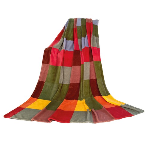 Decke bunt cashmere touch - -,