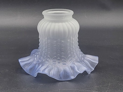 Vintage glas blau lampenschirm - glas,