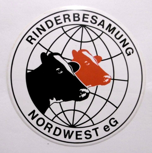 Werbe aufkleber rinderbesamung - werbe-aufkleber,