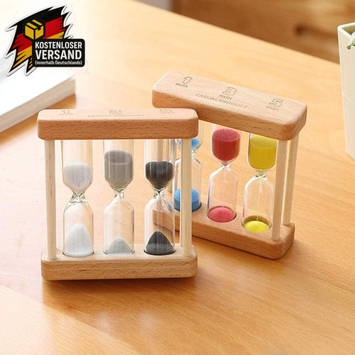 Holzsanduhr 3er set - set, 1