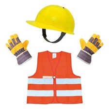 Bauarbeiter Set Kinder Bauhelm