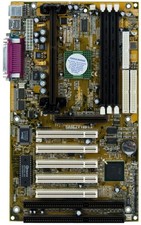 LUCKY STAR 6ABX2V rev: 1.2 SLOT1 SDRAM PCI ISA AGP