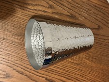 Lampenschirm Hängelampe Metall Bauhaus art deco Ersatz Leuchte Chrom Dom