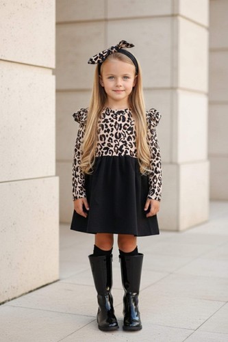 Kleid schwarz mit - -,