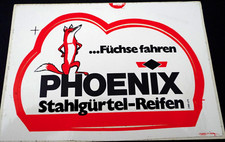 Werbe aufkleber phoenix reifen - phoenix,