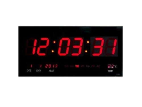Led digital wanduhr - led, digital-wanduhr