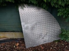 Riffelblech Kamin Bodenplatte Edelstahl Funkenschutz für Ofen 