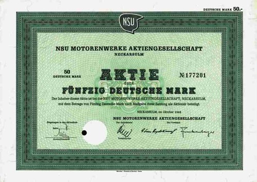 Nsu prinz motorenwerke 1968 - nsu,