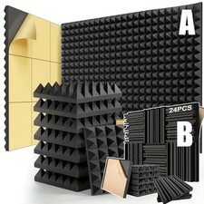 24X Pyramidenschaumstoff