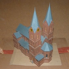 Kibri H0 große Stadtkirche Jakobswüllesheim 9760 fertig zusammengebaut