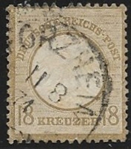 Deutsches reich 1872 nr - reich, mi.nr.11