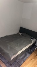 Boxspringbett IKEA SÄBÖVIK  [140x200 cm], Top-Zustand, mit Matratze & Topper