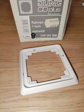 8x Jung CDP581WW Abdeckrahmen