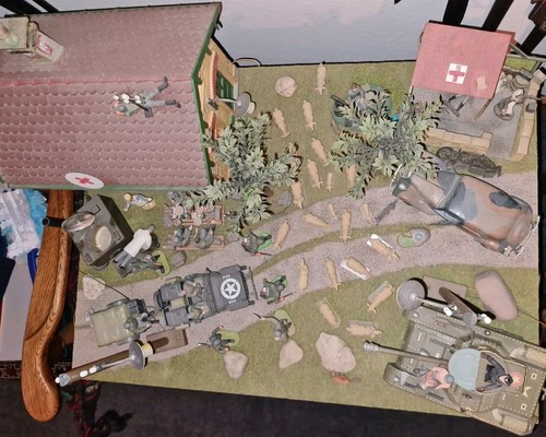 Diorama feldkrankenhaus - diorama,